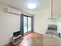 近鉄奈良線 額田駅 徒歩8分の賃貸アパート 2階2DKのリビング/ダイニング