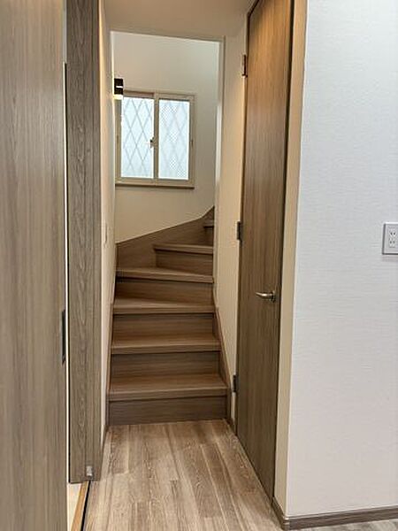 リビング階段の入口です