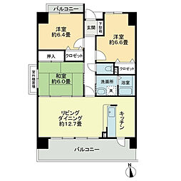 GRANDIA学園通り 3LDKの間取図画像