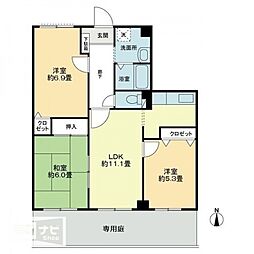 ハイムシュテット21 3LDKの間取図画像