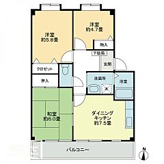 物件の間取り