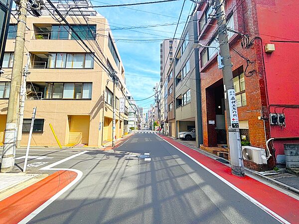 前面道路を含む現地写真