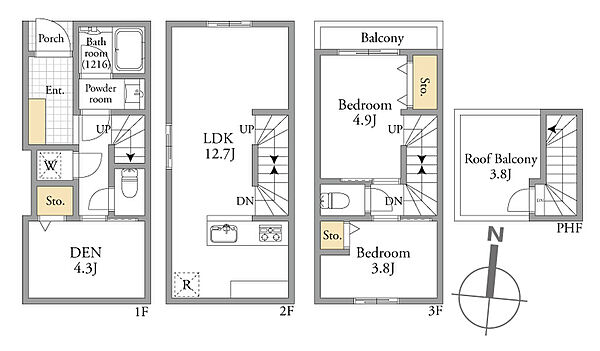 ◆建物参考プラン◆建物参考面積：約71.63?