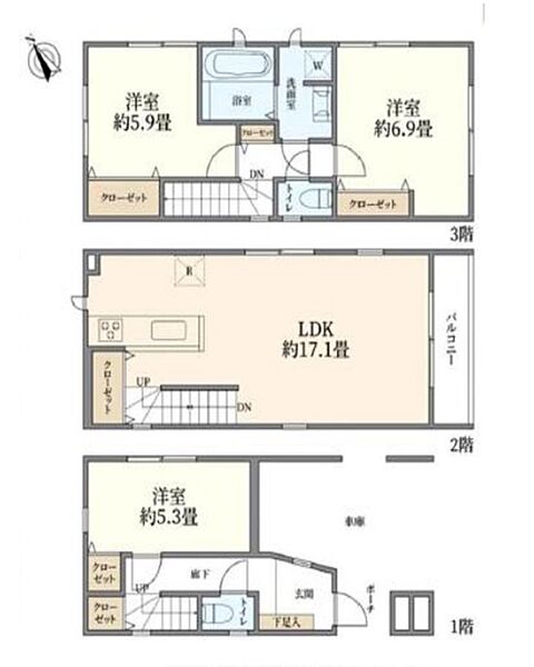 間取りを拡大表示