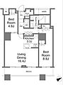 ザ・パークハウス西新宿タワー6034階45.0万円