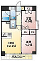 HILLCREST水前寺6階8.3万円