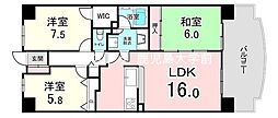 パークハイツ多賀山 3LDKの間取図画像