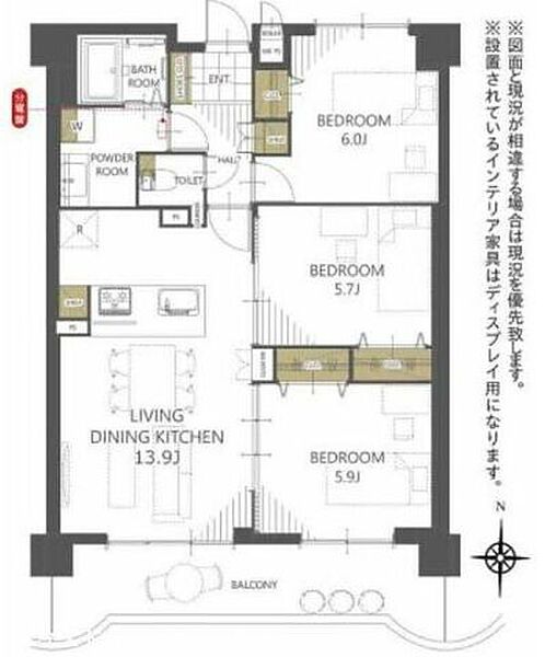間取り：346000048323