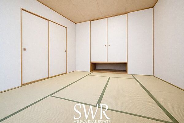 ◆押入れ付きの為、布団や季節物もまとめて収納できます♪※AI加工画像につき、現況と異なります。