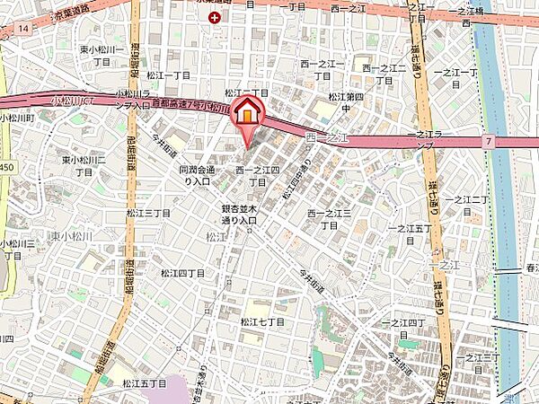 都営新宿線「一之江、船堀」駅、JR総武線「新小岩」駅が最寄り駅です。