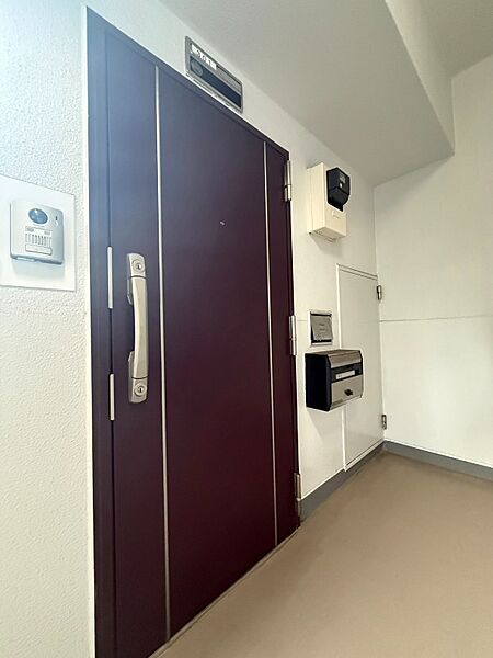 改修済みの玄関ドア