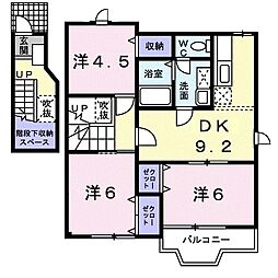 間取図画像 3DK