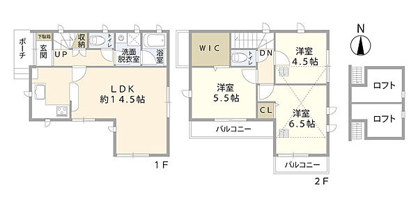 間取りを拡大表示