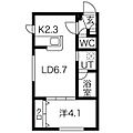 サンステージS5W12B棟4階5.7万円