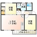 明舞第2団地8号棟3階5.3万円