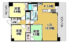 物件の間取り