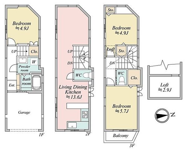 間取り：313004365455
