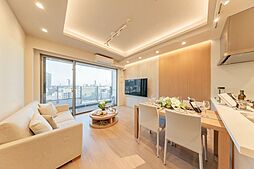 パークシティ中央湊ザタワー 2LDKのリビング/ダイニング