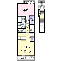 サンシャイン・エレガント 1LDKの間取図画像