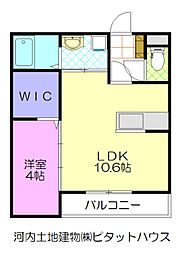 MM93 1SKの間取図画像