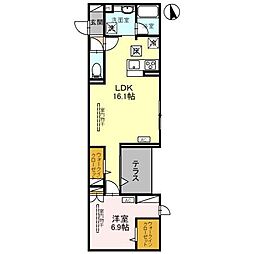 間取図画像 1LDK