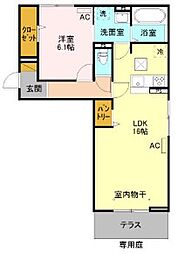 間取図画像 1LDK