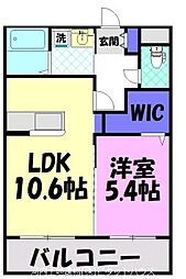 間取図画像 1LDK