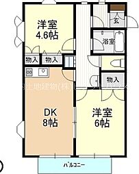 間取図画像 2DK