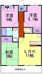 物件の間取り