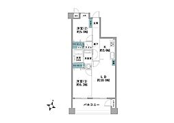 グレイス洋光台マークアベニュー 2LDKの間取図画像