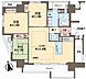 間取り：専有面積73.2m2　3LDK
