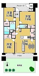間取図画像 3LDK