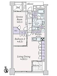 間取図画像 1SLDK