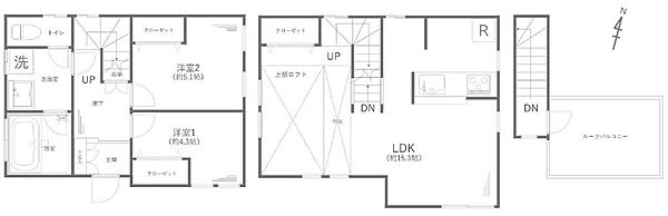 間取りを拡大表示