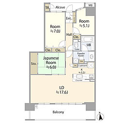 間取図画像 3LDK