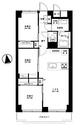 間取図画像 3LDK