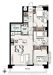 間取図画像 3LDK