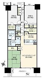 ザ・ガーデンプレミアム 3LDKの間取図画像