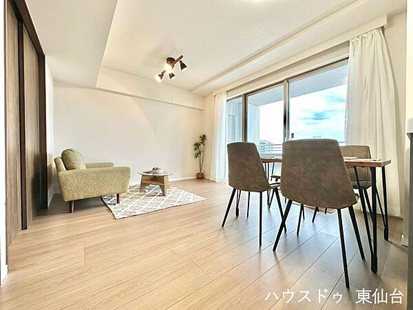 3LDKの中心となる広さで、家族が自然と集まる居心地の良さ。
