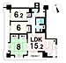 間取り：LDK15.2帖を中心に使いやすい3LDKの間取りです。