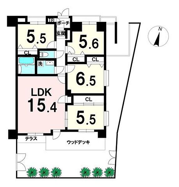 間取り：304000348489