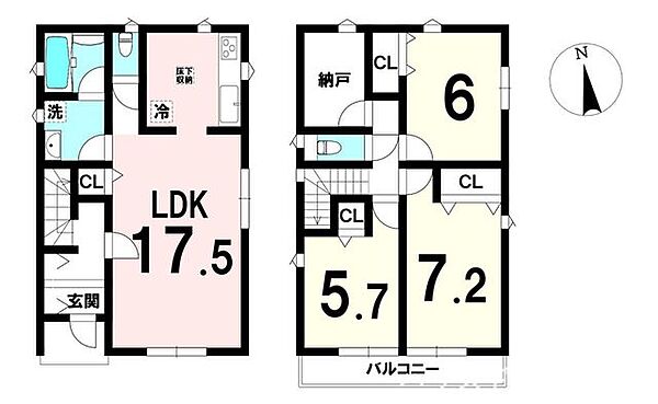 間取りを拡大表示