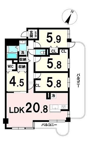 間取り：304000354338