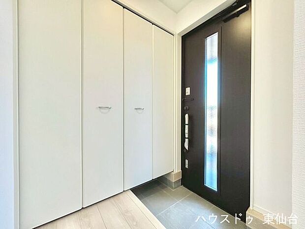 収納力のあるシューズボックス付きで、玄関まわりもすっきり快適