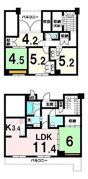 間取り：304000315792