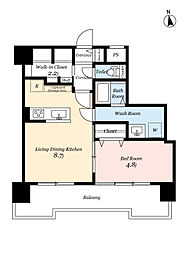 間取図画像 1SLDK