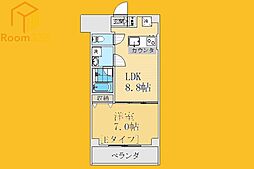 グランピア東中野 1階1LDKの間取り