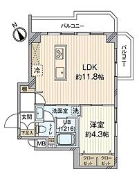 間取図画像 1LDK