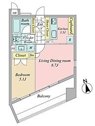 間取図画像 1LDK