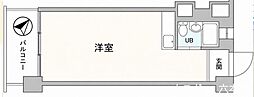 代官山パーフェクトルーム ワンルームの間取図画像